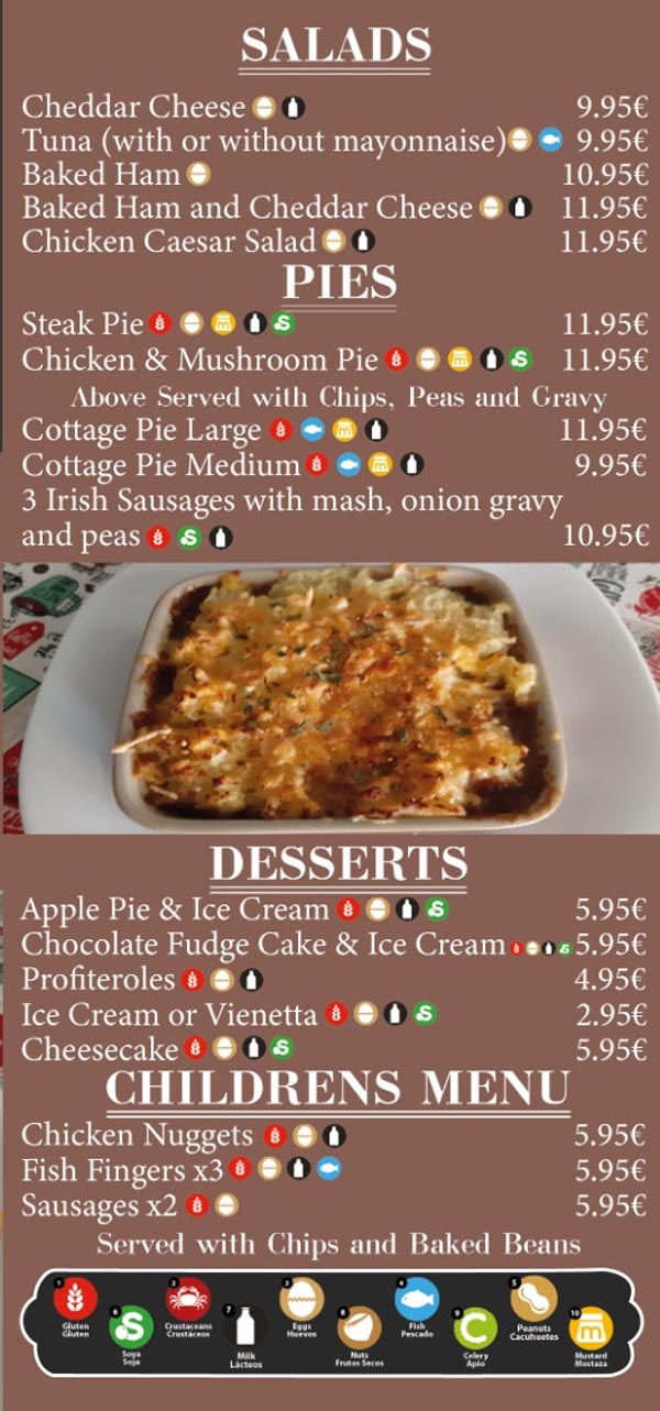 Portobello Restaurant Campoverde Menu Deserts